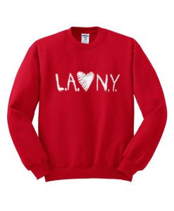 LA love NY sweater