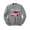 barbie girl car sweatshirt