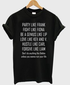 party like frank t-shirt