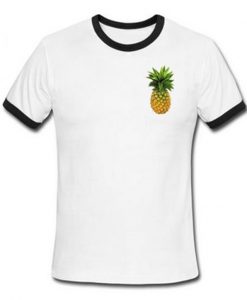 pineapple ringer t-shirt