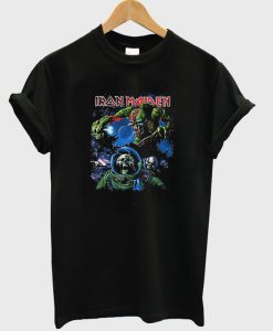 Iron Maiden Final Frontier Tour Album Cover Tshirt