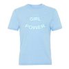 blue girl power tshirt