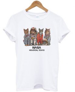 cat space nasa t-shirt