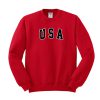 USA red sweatshirt