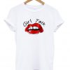 girl talk lips t-shirt