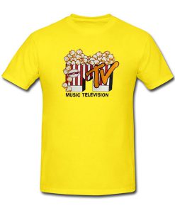 mtv popcorn logo tshirt