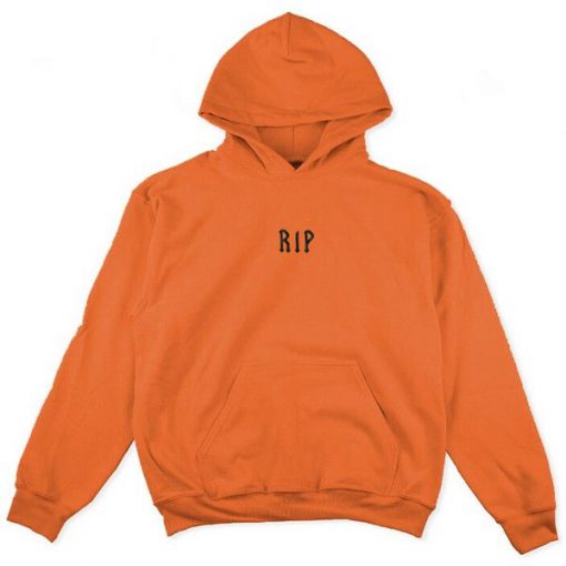 RIP orange hoodie