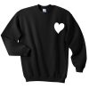White Love Heart Sweatshirt