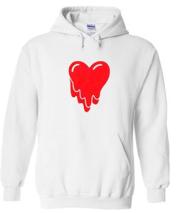 melting heart hoodie