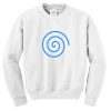 blue spiral sweatshirt