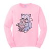 cat kitty pot sweatshirt