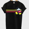 mickey mouse stripe t-shirt