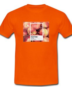 pantone jsut peachy tshirt