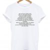 why do we talk about love t-shirt