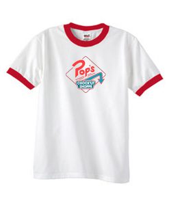 pop's chock'lit shoppe ringer tshirt