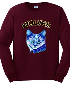 wolves cat sweatshirt