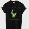 alan alien in space no body can hear you in space t-shirt