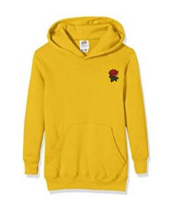 rose yellow hoodie