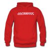 tour merch red hoodie