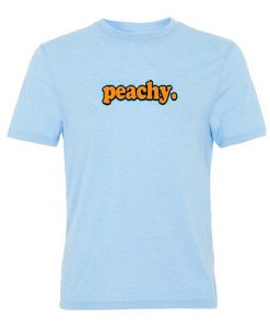 peachy blue tshirt