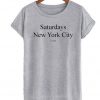 saturdays new york city t-shirt