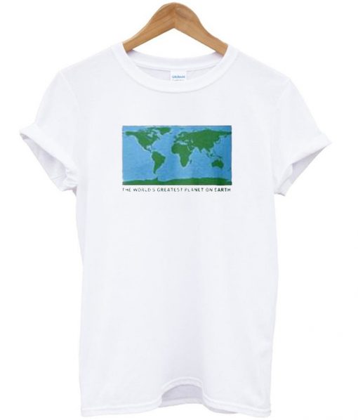 the worlds greatest planet on earth tshirt
