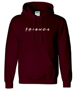 friends maroon hoodie