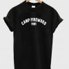 camp firewood 1981 t-shirt