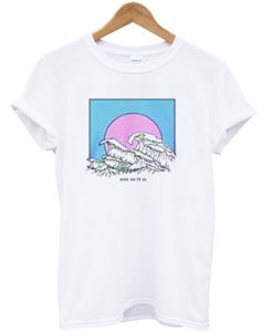 surf japanese summer t-shirt