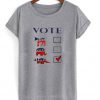 dinosaur vote t-shirt