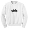 girls font sweatshirt