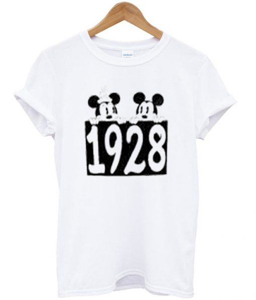 mickey minnie 1928 t-shirt