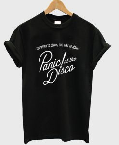 panic at the disco t-shirt
