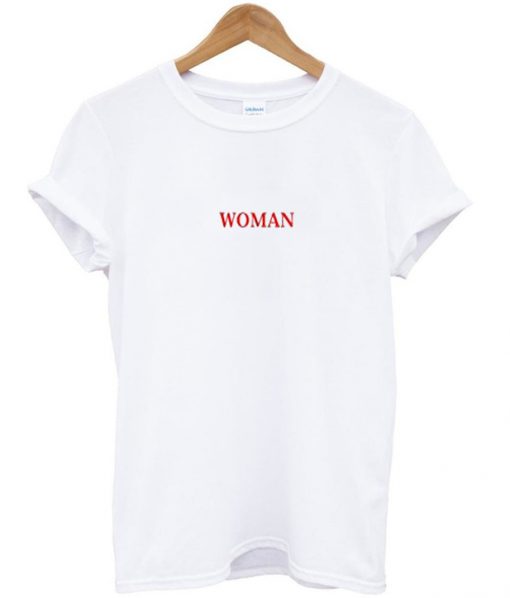 woman font t-shirt