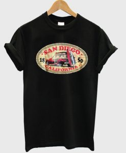 san diego 1850 california t-shirt