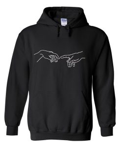 touch hand hoodie