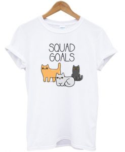 cat squad goals t-shirt