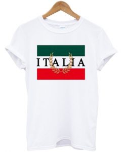 italia flag t-shirt