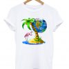 tropical beach t-shirt