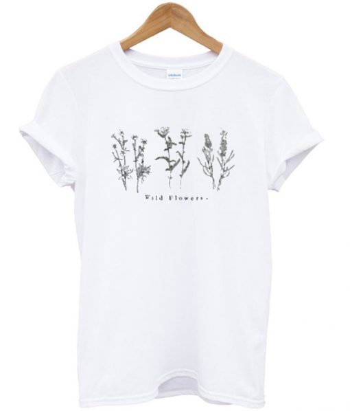 wild flowers t-shirt