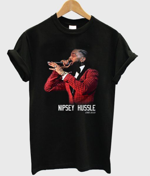 nipsey hussle american rapper t-shirt