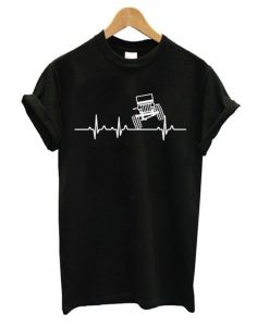 jeep heartbeat t-shirt