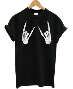 metal hand t-shirt