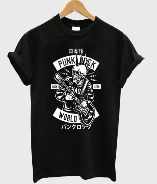 punk rock world t-shirt