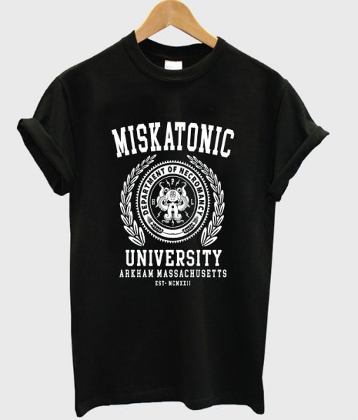 miskatonic university t-shirt