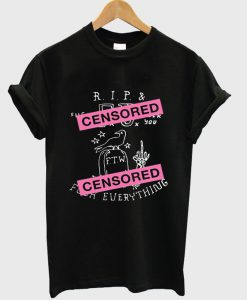 censored t-shirt