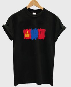 mongolia retro t-shirt