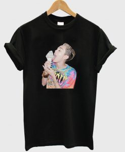 miley cyrus ice cream t-shirt
