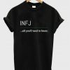 INFJ t-shirt