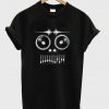 sound system face t-shirt